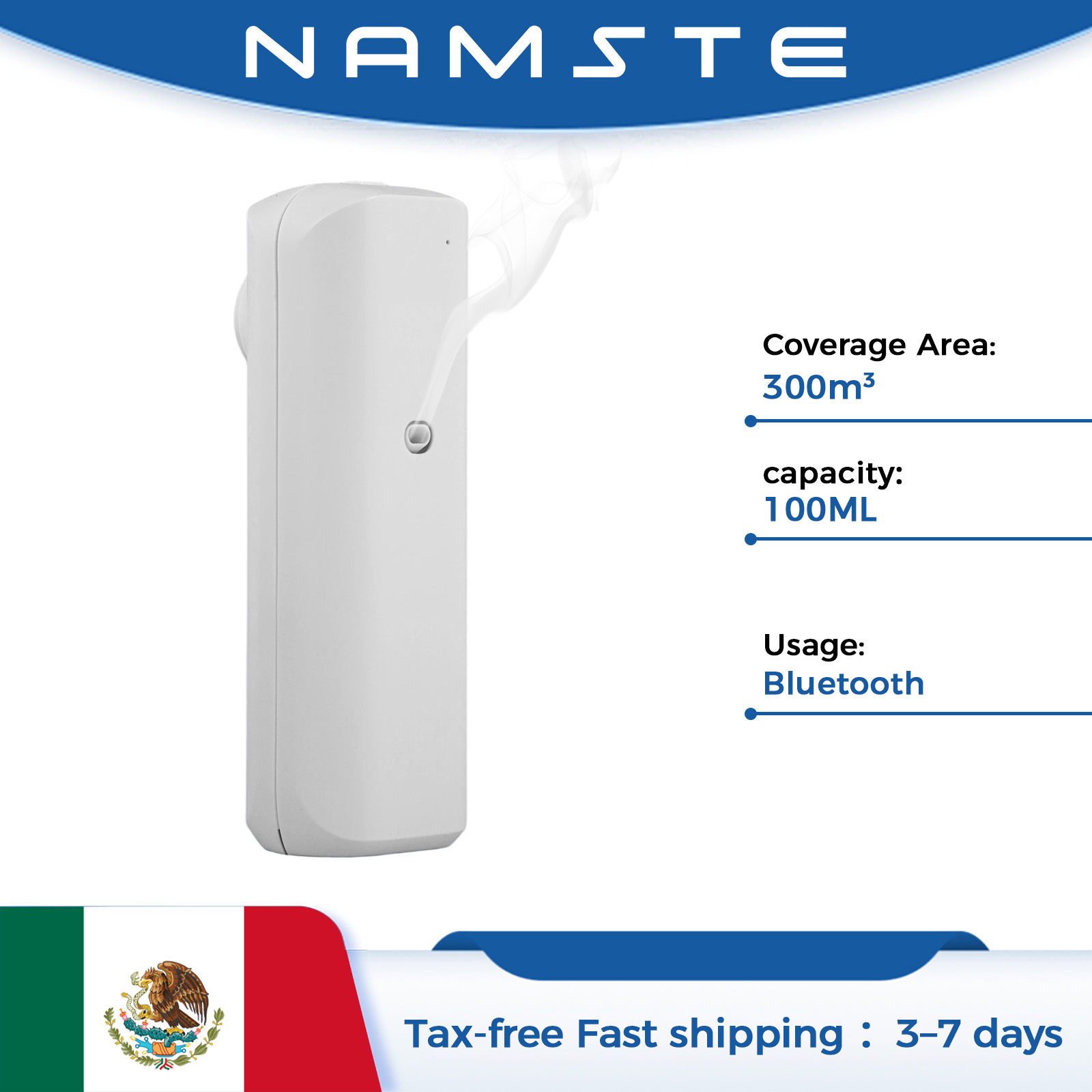 Home Fragrance Diffuser - ناشر زيوت عطرية NAMSTE بتقنية البلوتوث،