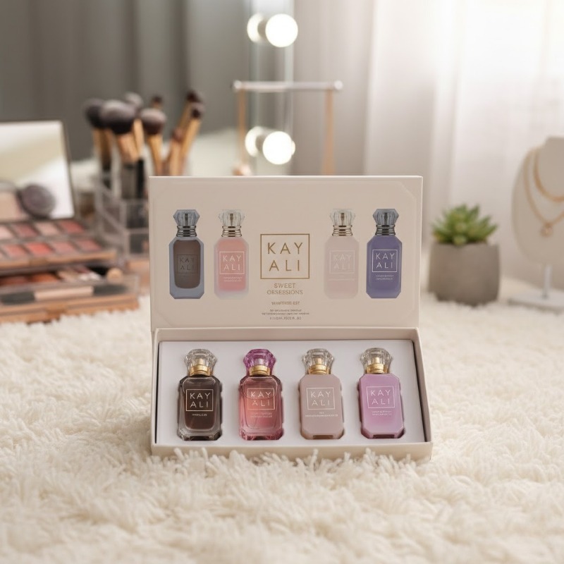 Home Fragrance Vanilla Musk - مجموعة عطور KAYALI للجنسين 4×10 مل،