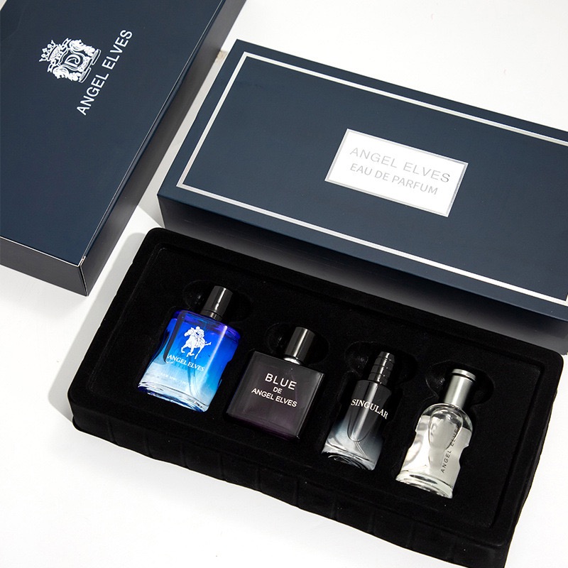 Home Fragrance Gift - مجموعة عطور رجالية 4 في 1،