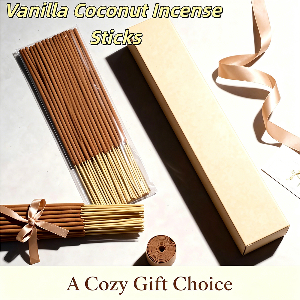 أعواد بخور طبيعية فاخرة بنكهة  - مراجعة Home Fragrance Vanilla Scented Candle وسعره