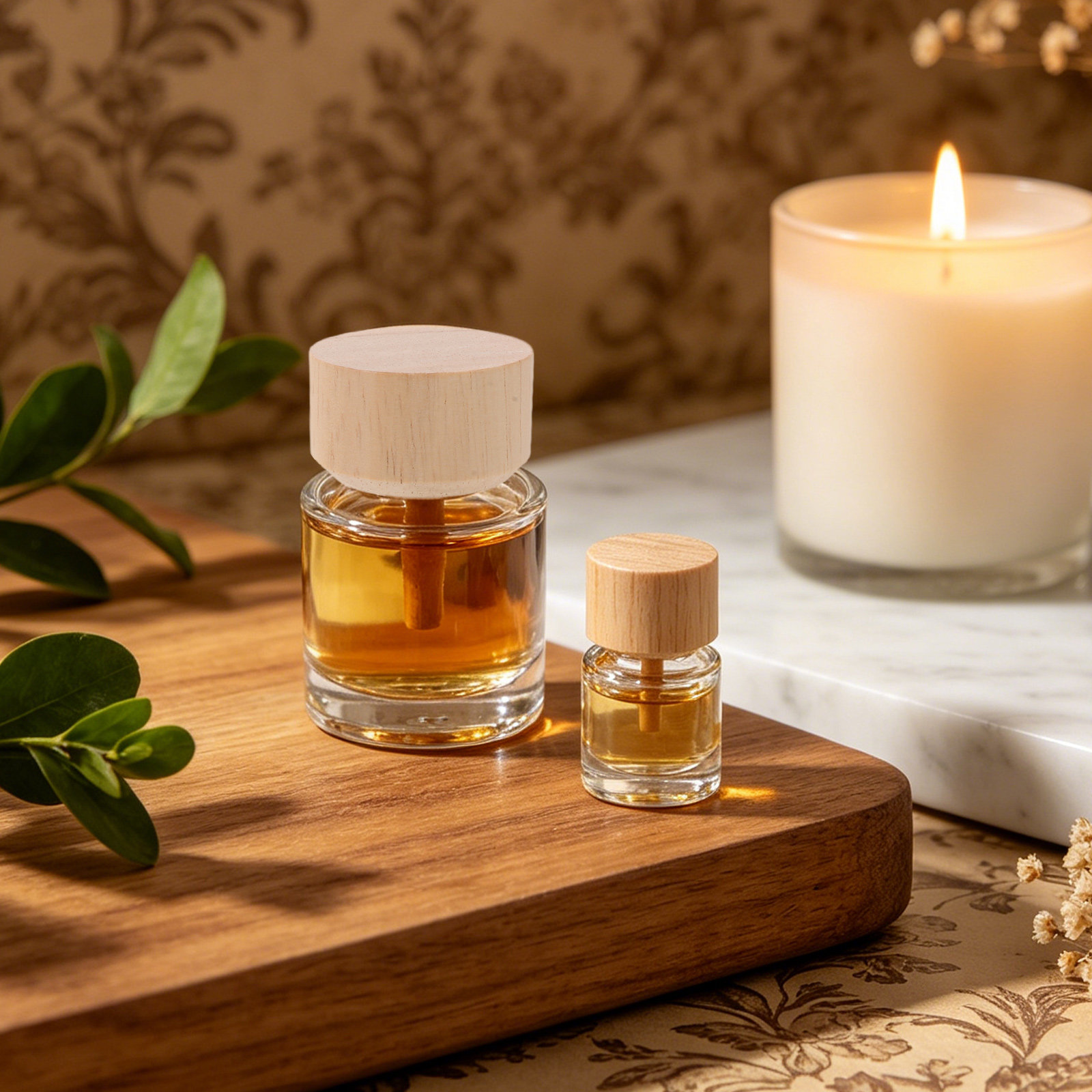 زجاجتان شفافتان لزيت العطر، قا - مراجعة Home Fragrance Usa وسعره